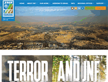 Tablet Screenshot of jnf.ca